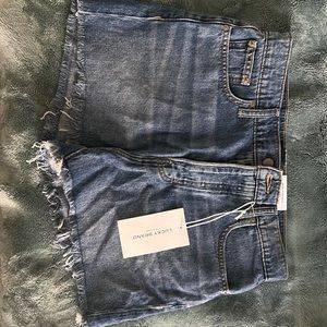 Lucky Brand Mom High Rise Jean Shorts
